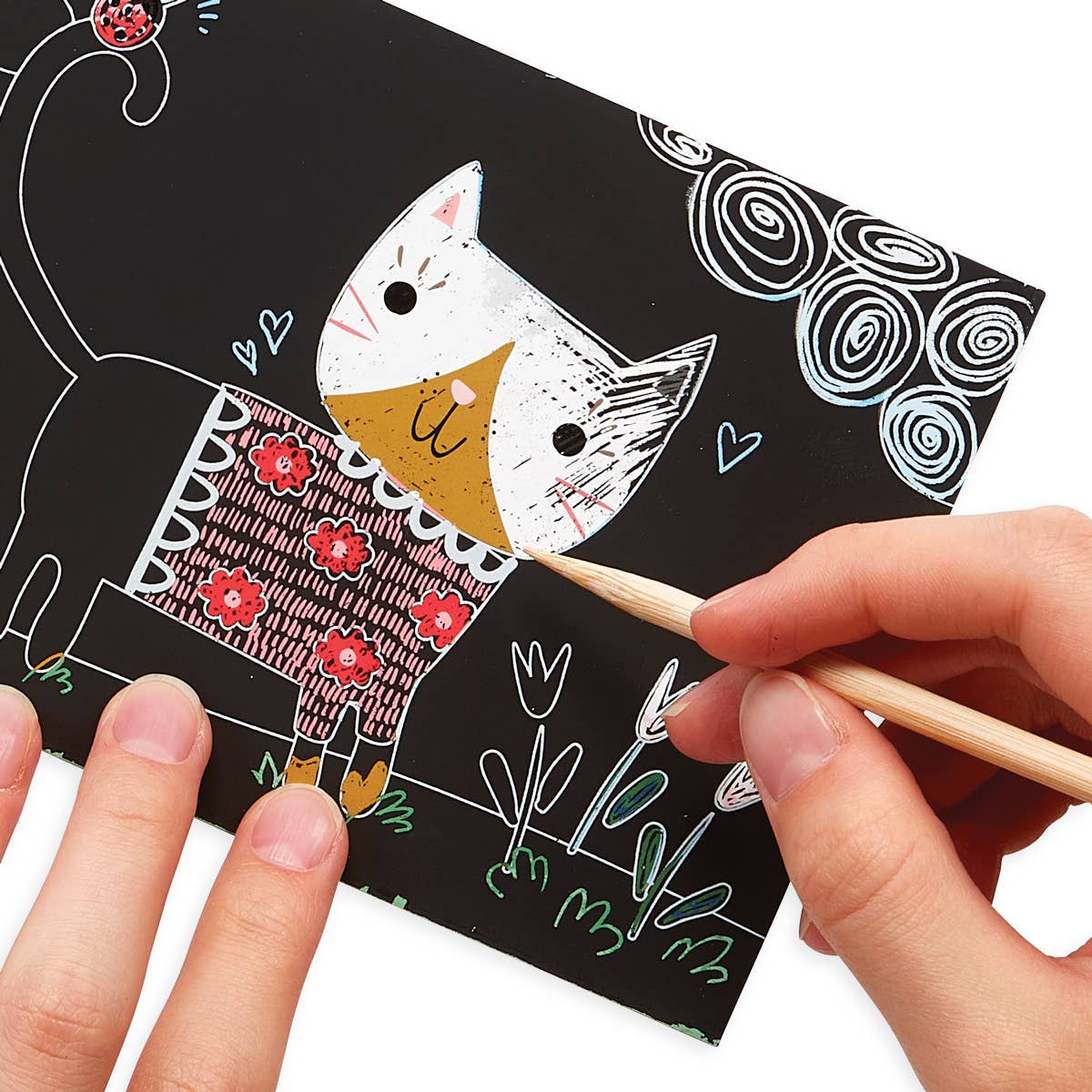 Ultimate Mini Scratch & Scribble Art Kit: Cutie Cats Edition