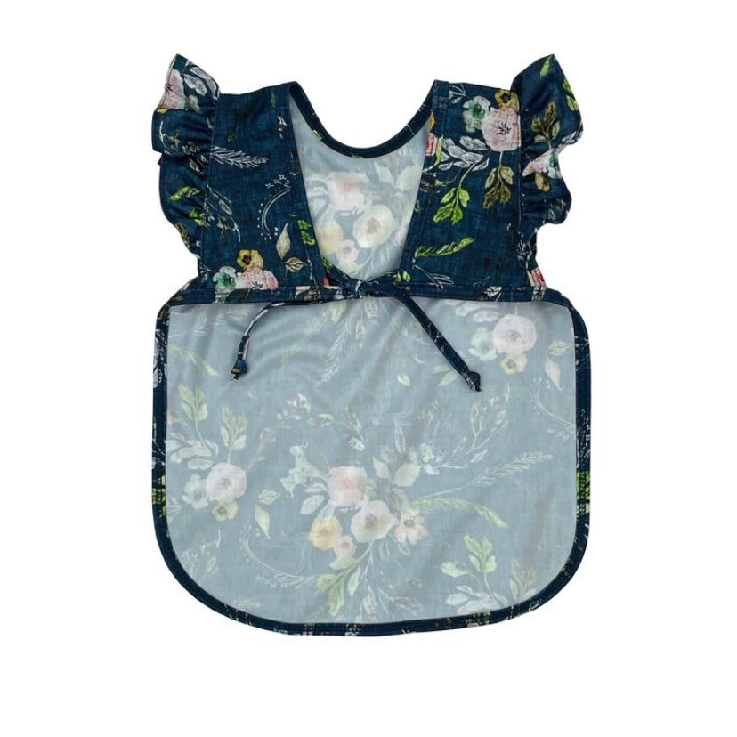 Premium Boho Floral Baby Apron - Ultimate Mealtime & Playtime Companion