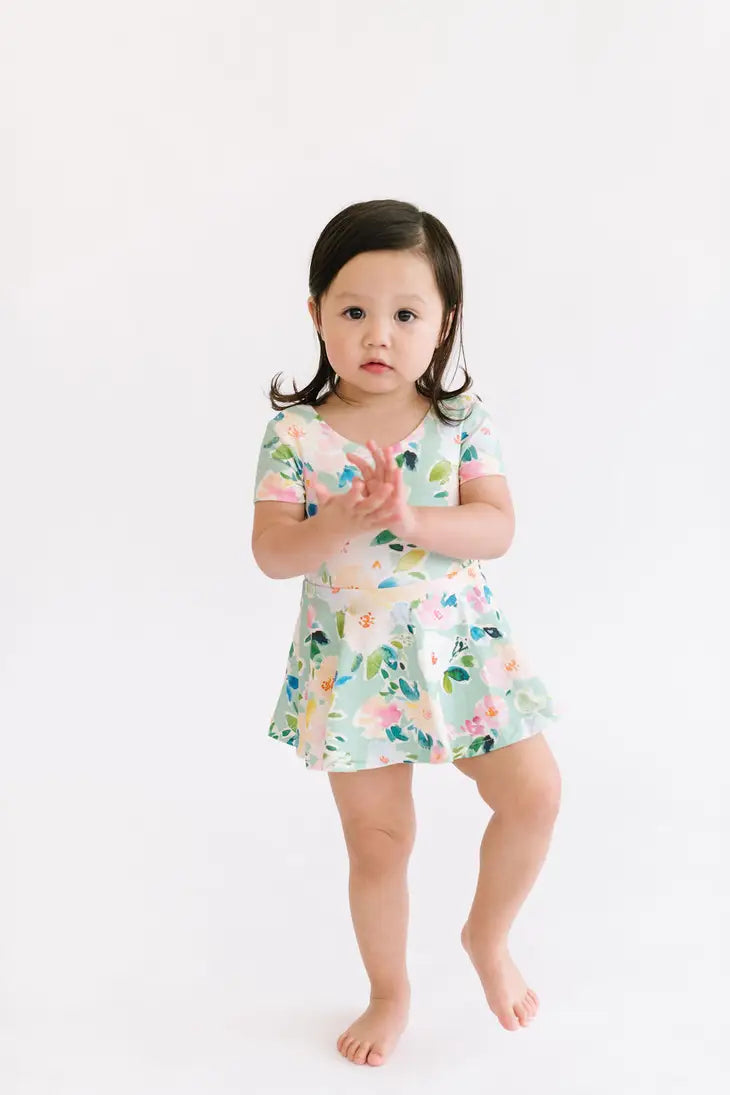 Ultimate Skirted Leo | Watercolor Floral Dancewear
