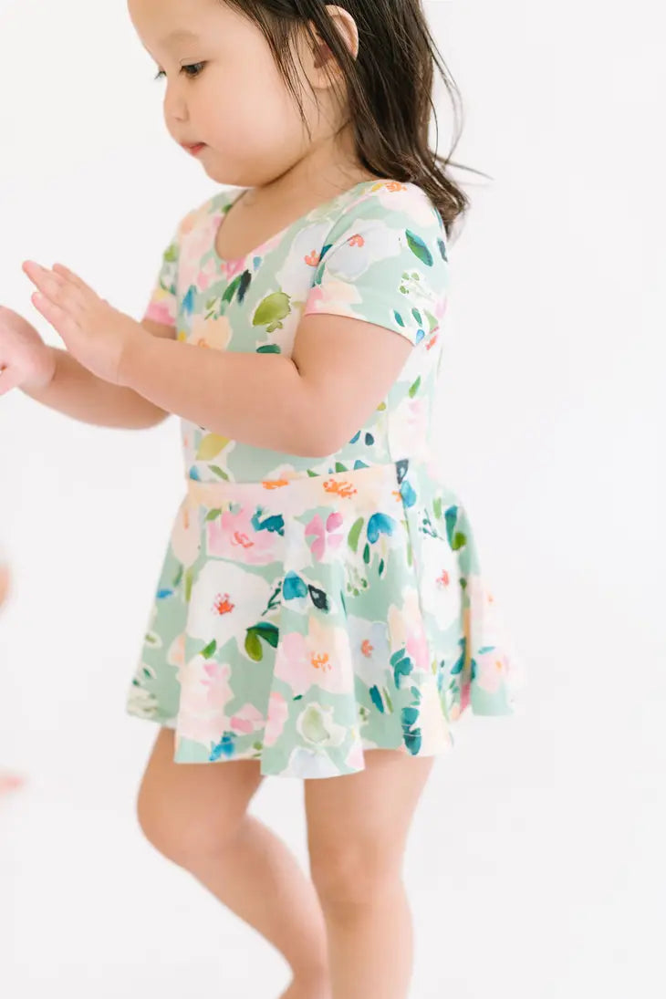 Ultimate Skirted Leo | Watercolor Floral Dancewear