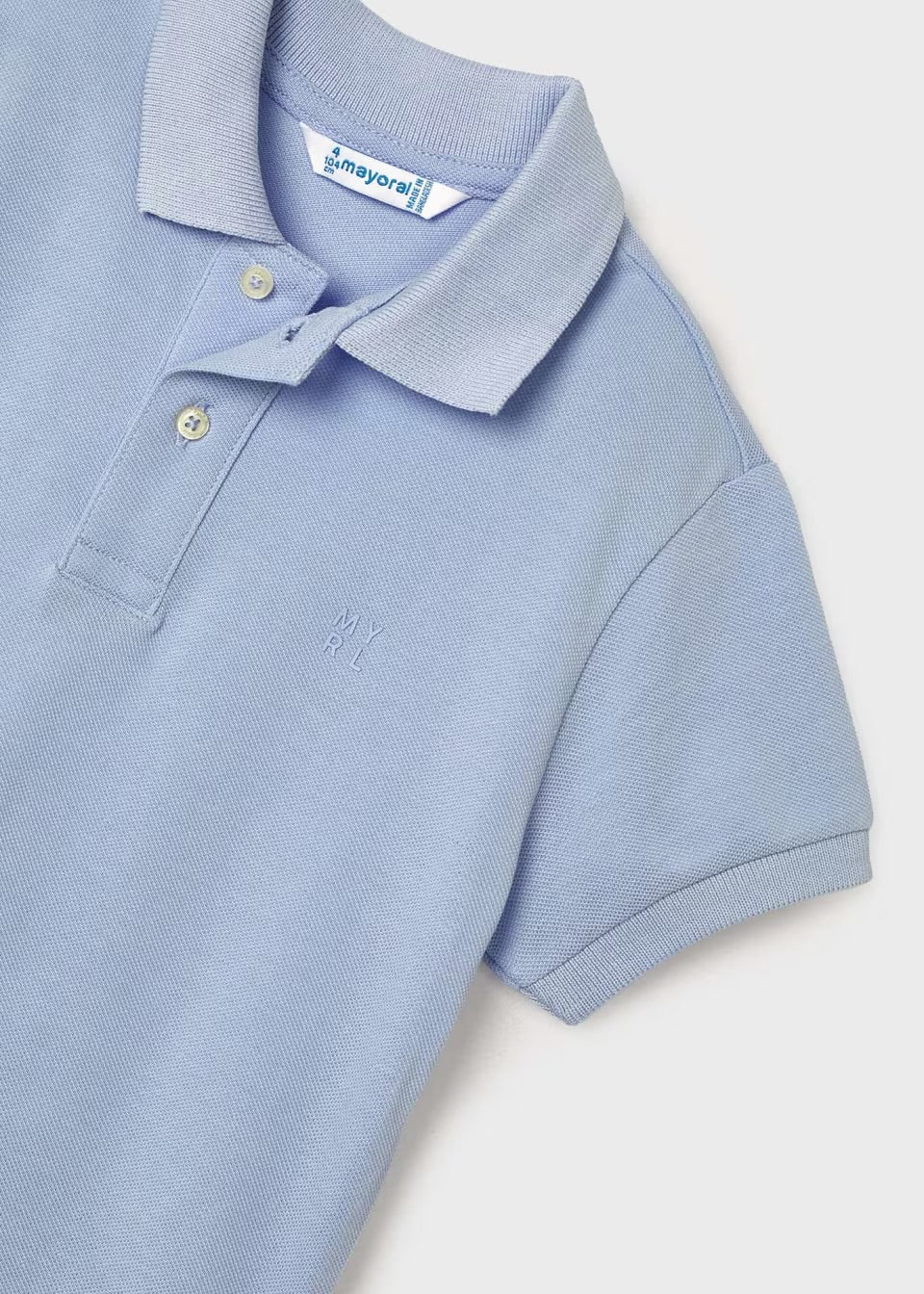 Premium Comfort Polo | Soft Powder Blue